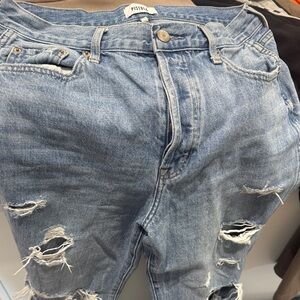 Pistola Light Blue Distressed Jeans